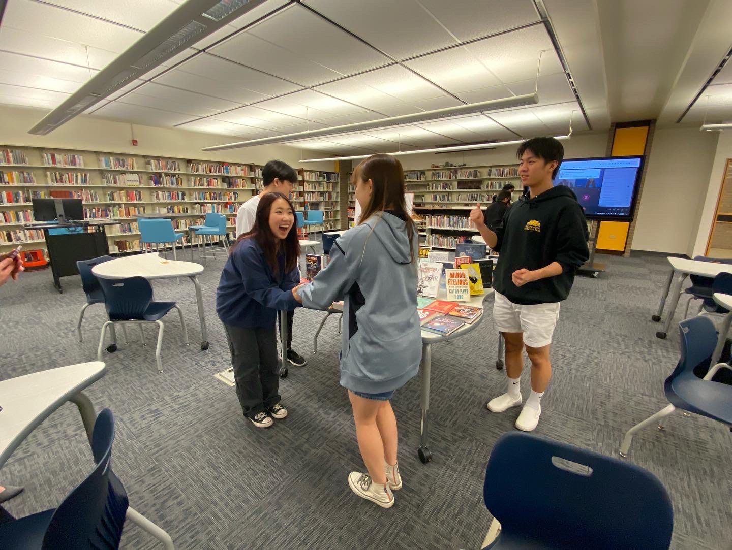 Books and materials collected through a PCA Youth Center AAPI book drive